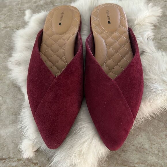 BIRDIES Suede Mule Slides Size 8 - Picture 4 of 10